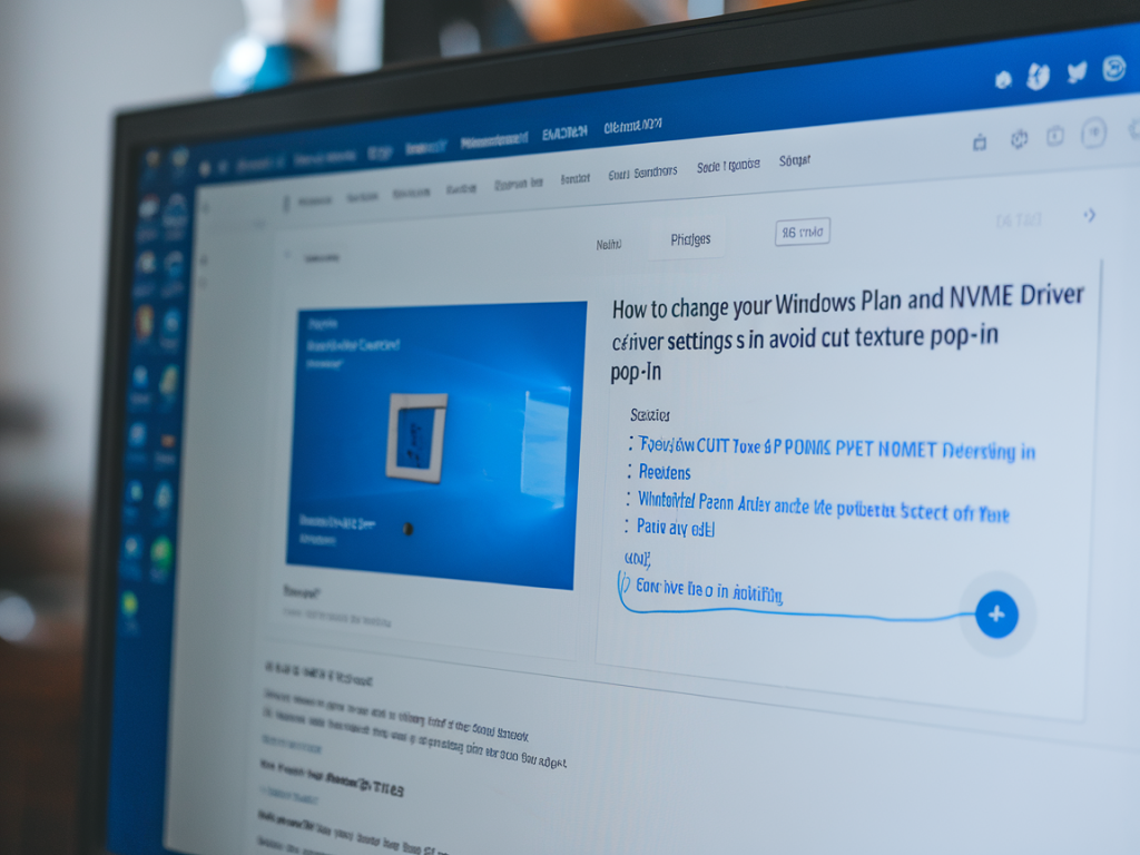 can changing your windows power plan and nvme driver settings cut texture pop-in in elden ring — exact tweaks that worked in testing